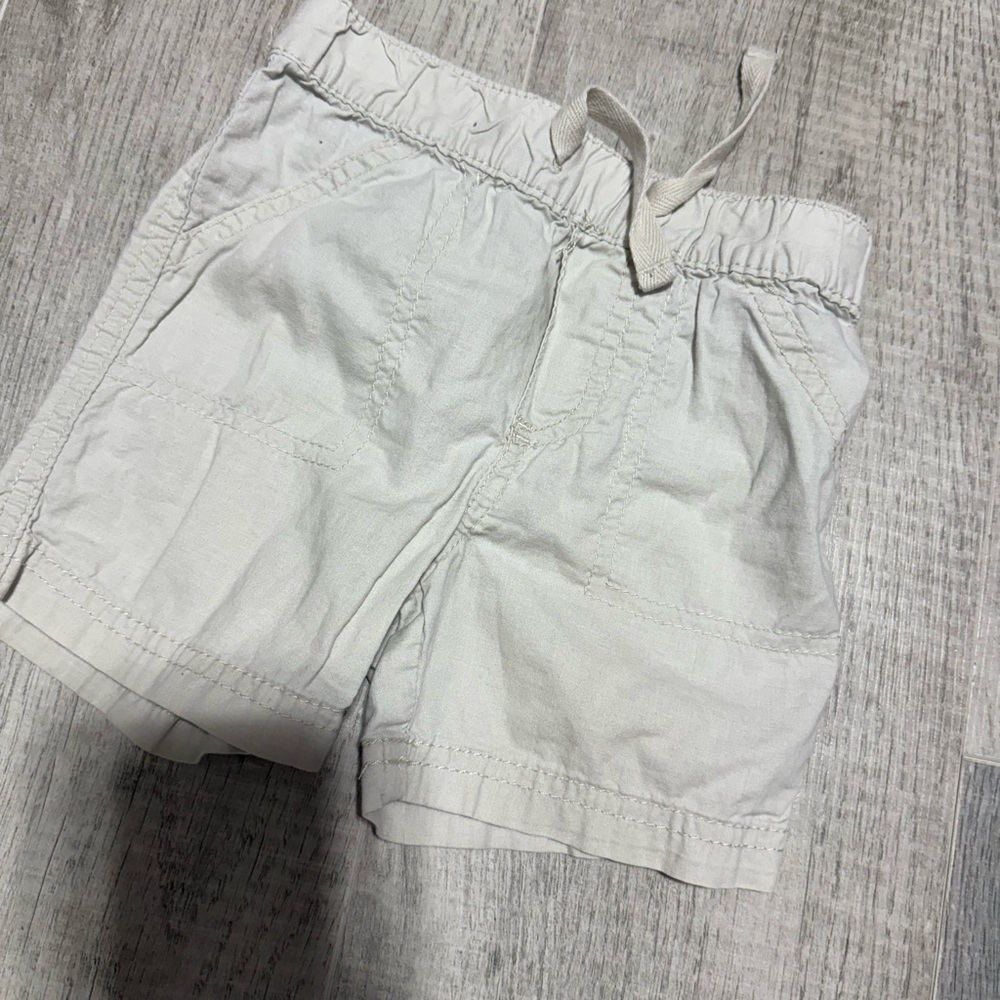 First Impressions Light Gray Cargo Shorts